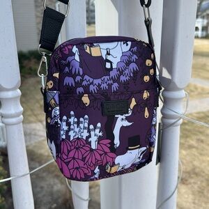 Moomin Characters Crossbody Canvas Bag NWT